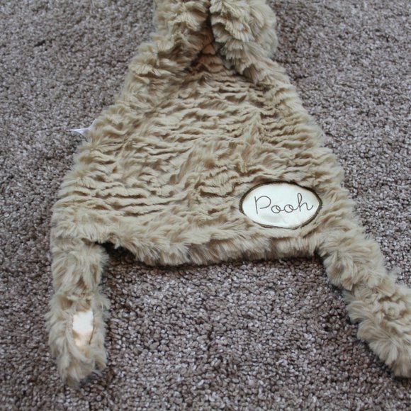 Disney Baby Kids Preferred Winnie the Pooh Security Blanket Lovey Plush Tan NWT - Picture 4 of 4